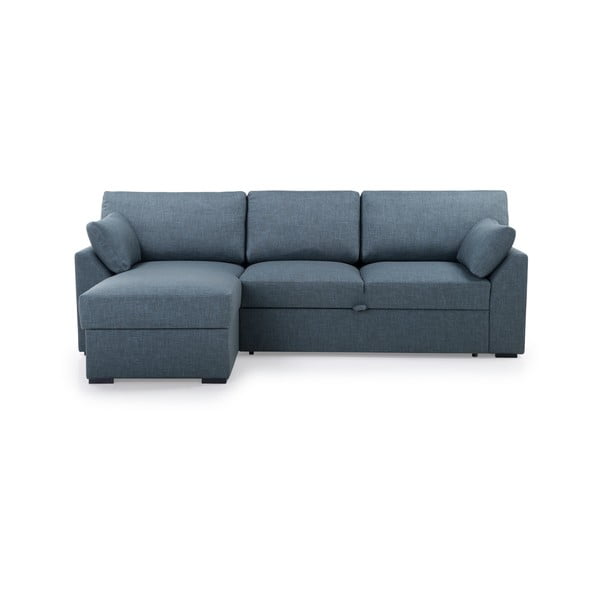 Sulankstoma kampinė sofa mėlynos spalvos (su kairiuoju kampu) Janson – Scandic