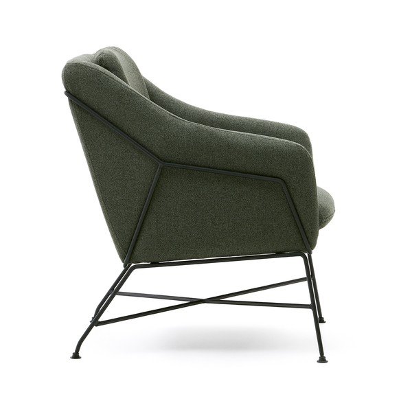 Krėslas žalios spalvos Brida – Kave Home-image-3