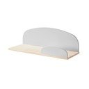 Didesnė pilka sieninė lentyna Vipack Kiddy