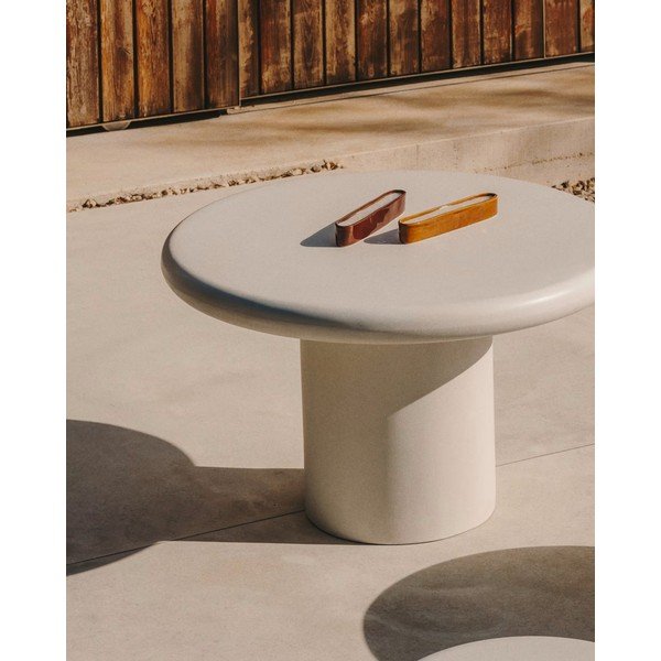 Apvalios formos sodo valgomojo stalas ø 90 cm Addaia – Kave Home-image-1