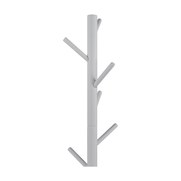 Baltos spalvos iš kaučiukmedžio masyvo palto stovas ø 36x170 cm Bro – Spinder Design-image-2