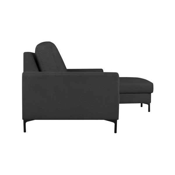 Tamsiai pilka kampinė sofa "Cosmopolitan" dizainas Atlanta, kairysis kampas-image-4
