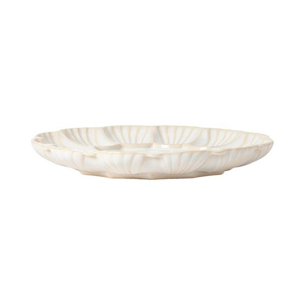 Baltos spalvos iš akmens masės lėkštė ø 25 cm Cristal – Costa Nova-image-2