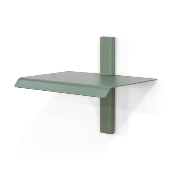 Pilkai žalios spalvos iš metalo sieninė lentyna 28 cm Hola – Spinder Design-image-3