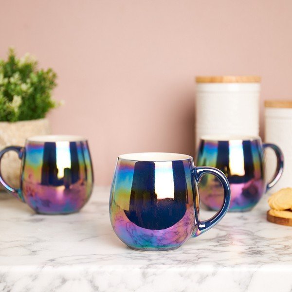 Vaivorykštinis keramikos puodelis Sabichi Iridescent-image-1
