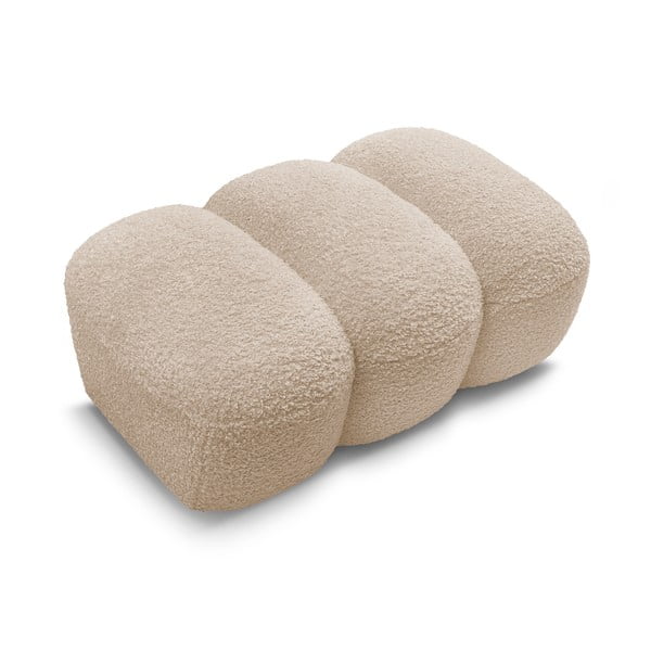 Smėlio spalvos iš boucle taburetė Hippolyte – Bobochic Paris-image-4