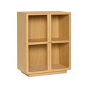 Natūralios spalvos pakabinama vitrina iš ąžuolo 70x90x39 cm Mae – Hübsch