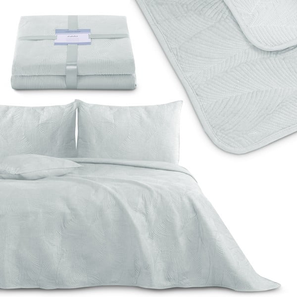 Šviesiai pilkos spalvos lovatiesė 170x210 cm Palsha – Restilo-image-3