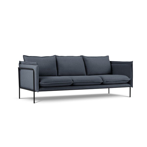 Tamsiai mėlyna sofa Interieurs 86 Andrea, 218 cm-image-1