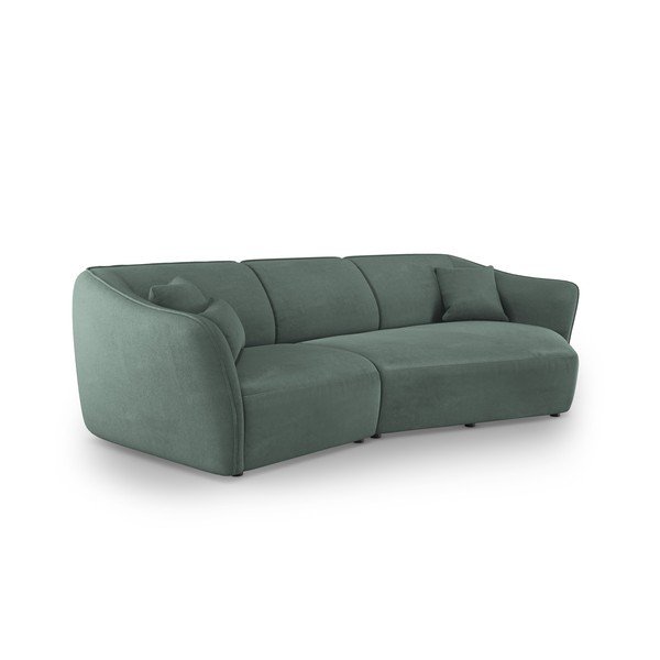 Iš boucle kampinė sofa turkio spalvos Tokyo – Cosmopolitan Design-image-1