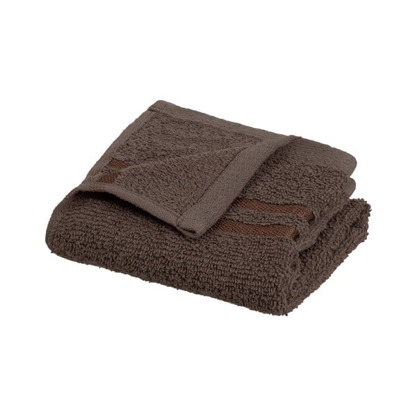 Rudos spalvos iš frote audinio iš medvilnės rankšluostis 30x50 cm Simple – Casa Selección