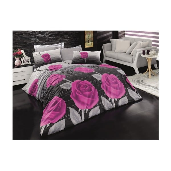 Violetinės spalvos patalynė dvigulei lovai "Dream", 200 x 220 cm