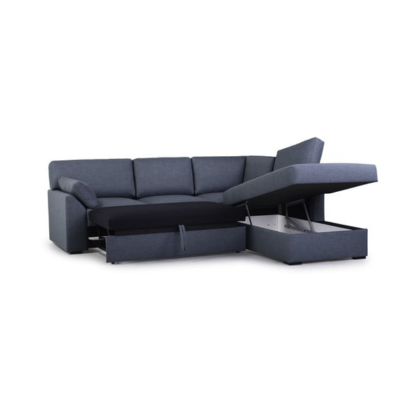 Sulankstoma kampinė sofa mėlynos spalvos (su dešiniuoju kampu) Janson – Scandic-image-4