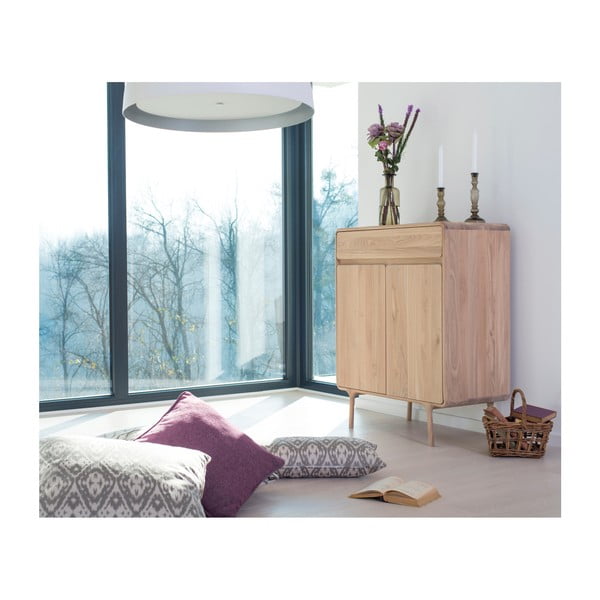 Ąžuolo masyvo komoda Gazzda Fawn-image-1