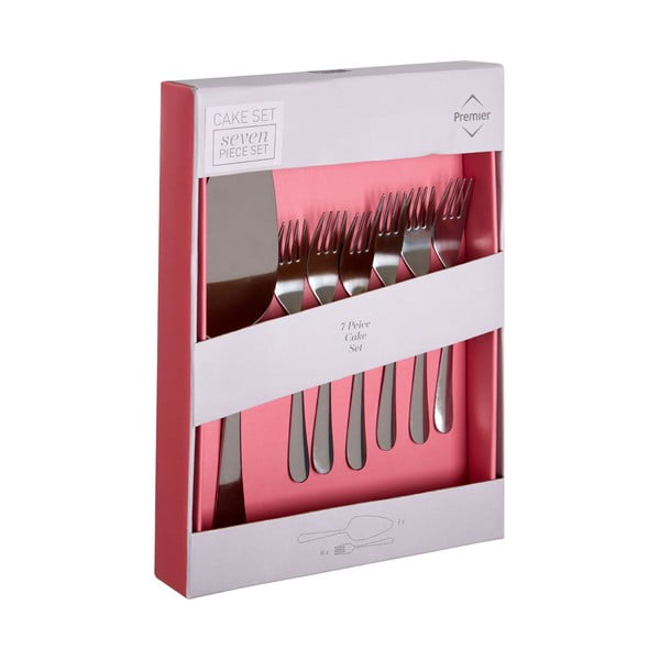 Stalo įrankiai pilkos spalvos iš nerūdijančio plieno 7 vnt. – Premier Housewares-image-1