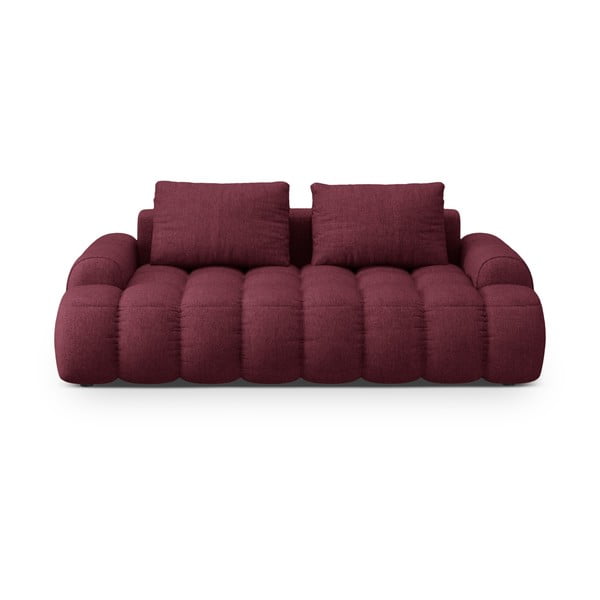 Bordo spalvos sofa 200 cm Linz – Cosmopolitan Design