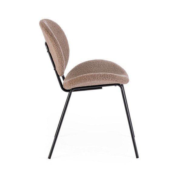 Smėlio spalvos iš audinio valgomojo kėdė Maddie – Yes Everyday-image-3