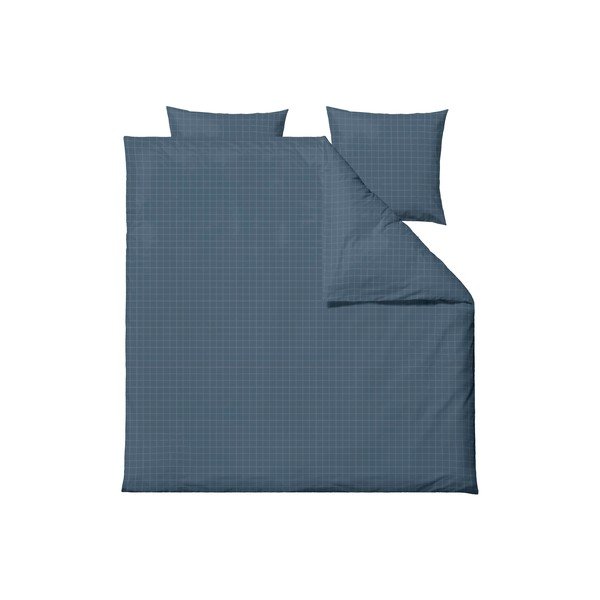 Iš damasko dvigulė/itin ilga patalynė tamsiai mėlynos spalvos 200x220 cm Clear – Södahl-image-3