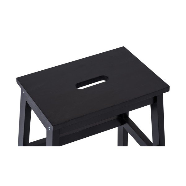 Juoda kaučiukmedžio medienos taburetė Corg - Bonami Selection-image-4