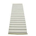 Žalios spalvos/kreminės spalvos lauko kilimas 70x240 cm Teo Sage – Pappelina