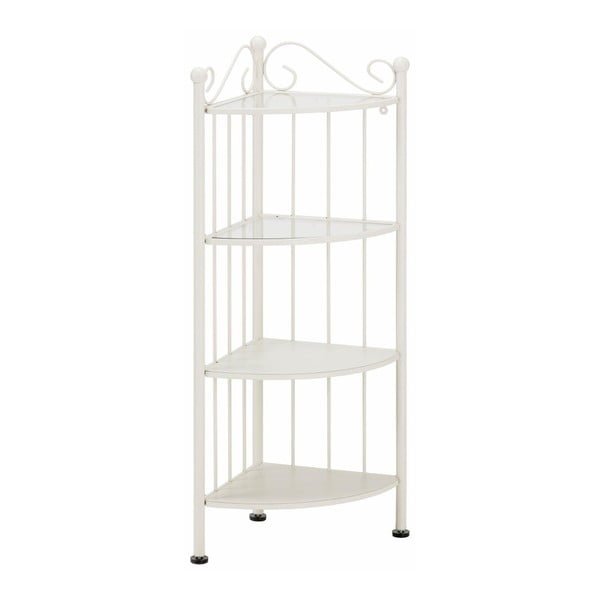 Balta kampinė metalinė lentyna "Støraa Isabelle-image-1