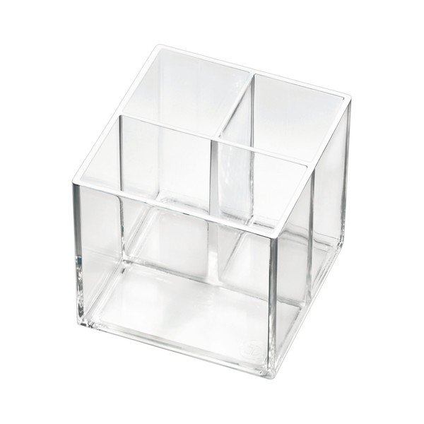 Iš perdirbto plastiko pagamintas vonios kambario kosmetikos organizatorius Cosmetic Cube - iDesign-image-2