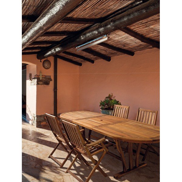 Iš akacijos masyvo sodo valgomojo stalas 90x150 cm Noemi  – Bizzotto-image-1