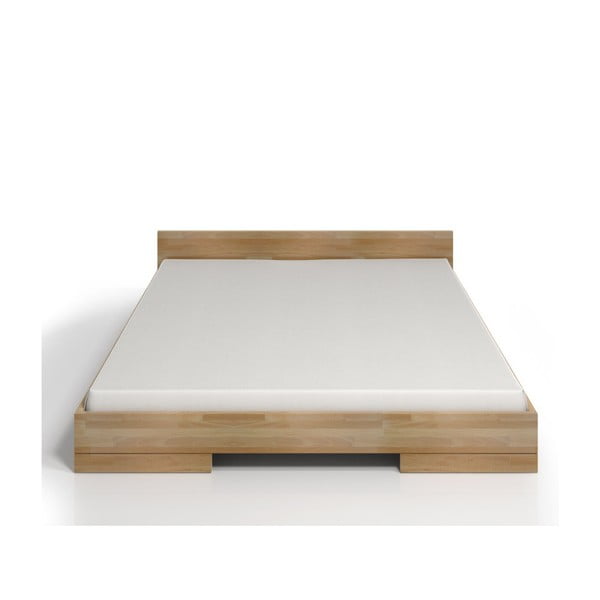 Dvigulė lova iš buko medienos SKANDICA Spectrum, 140 x 200 cm