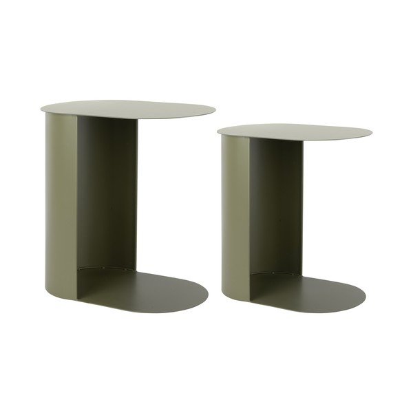 Iš metalo šoninis stalas Riqueza Oval – Leitmotiv