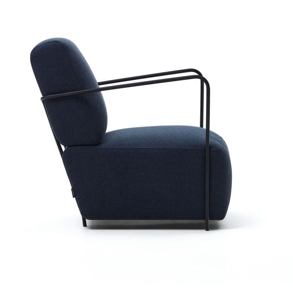 Mėlynos spalvos krėslas Gamer – Kave Home-image-2