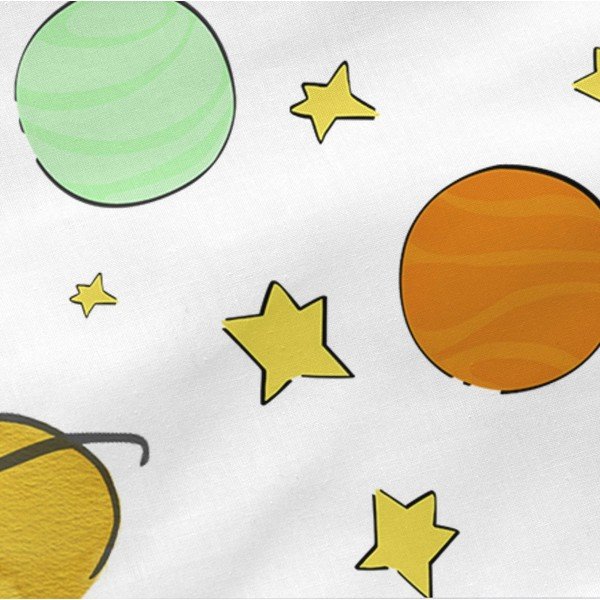 Lovelės čiužinio užvalkalas 60 cm Les planetes - Mr. Fox-image-3