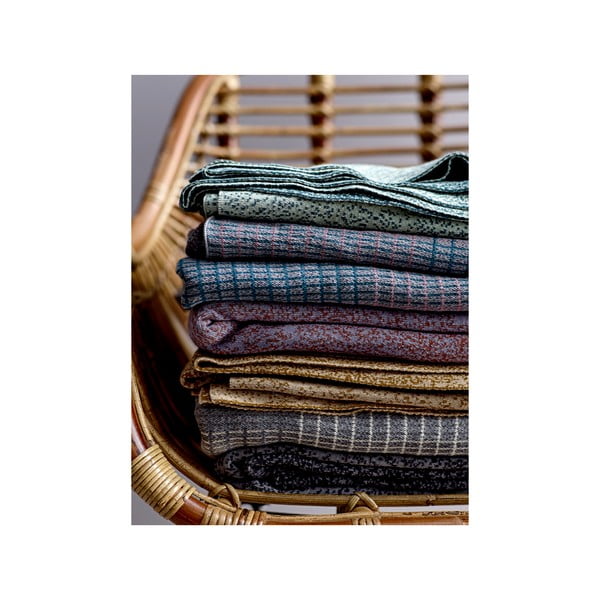 Pilka medvilninė antklodė Södahl Alice, 130 x 170 cm-image-2