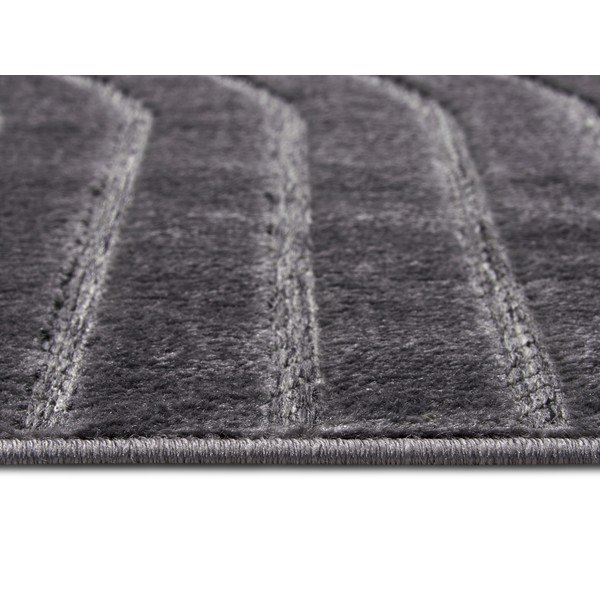 Kilimas antracito spalvos 57x90 cm Iconic Wave – Hanse Home-image-2
