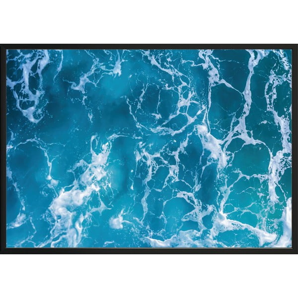 Sieninis plakatas rėmelyje OCEAN/BLUE, 70 x 100 cm