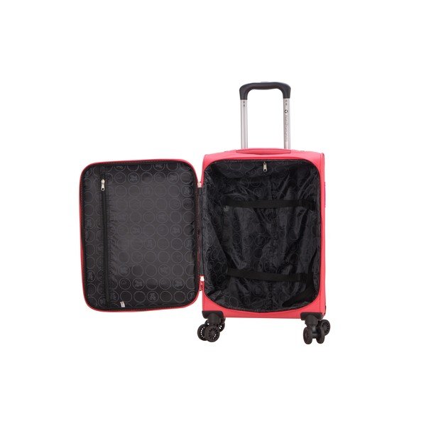 Rožinis 4 ratų bagažas Lulucastagnette Luciana, 101 l-image-2