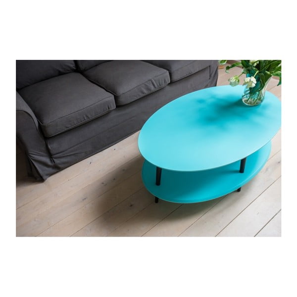 Šviesiai pilkas žurnalinis staliukas su nuleistu pagrindu Ragaba OVO-image-3