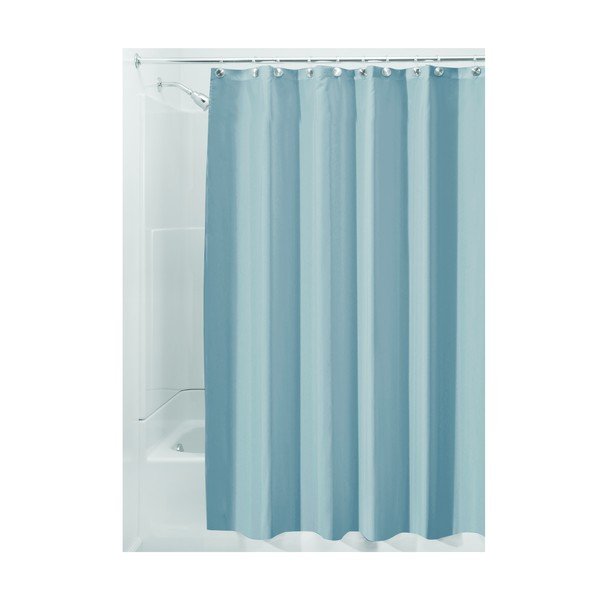 Mėlyna dušo užuolaida iDesign, 200 x 180 cm-image-2