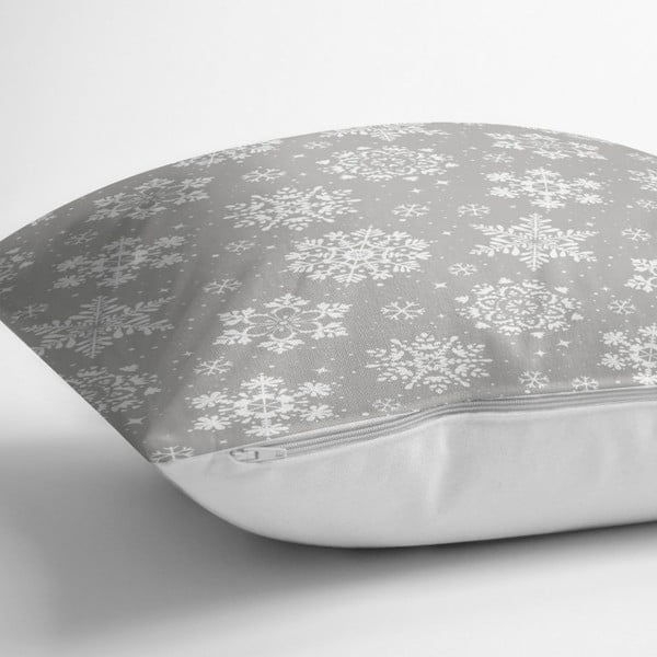 Kalėdinis pagalvės užvalkalas Minimalist Cushion Covers Snowflakes, 42 x 42 cm-image-1