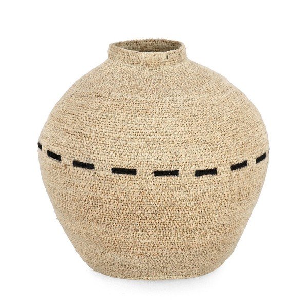 Smėlio spalvos iš rotango rankų darbo vaza (aukštis 31 cm) Hue – Bizzotto