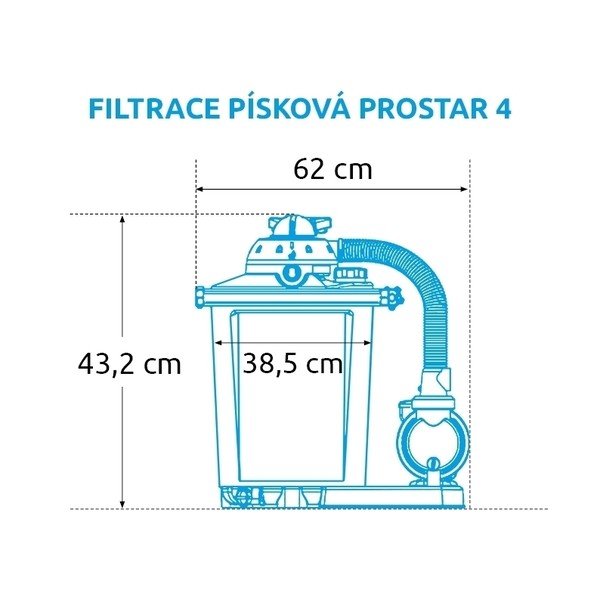 Smėlio filtras ProStar 4 - 4 m3/h – Marimex-image-4