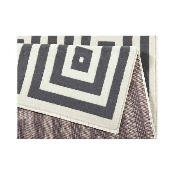 Pilkai baltas kilimas Hanse Home Mono, 70 x 140 cm-image-1