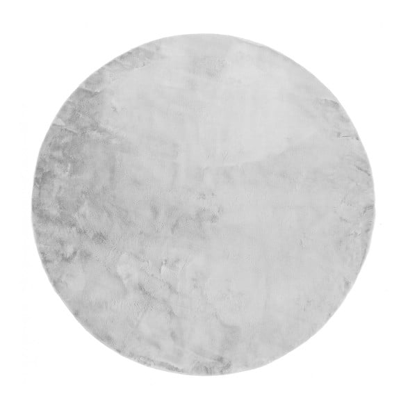 Skalbiamas apvalios formos kilimas šviesiai pilkos spalvos ø 120 cm Pelush Grey – Mila Home