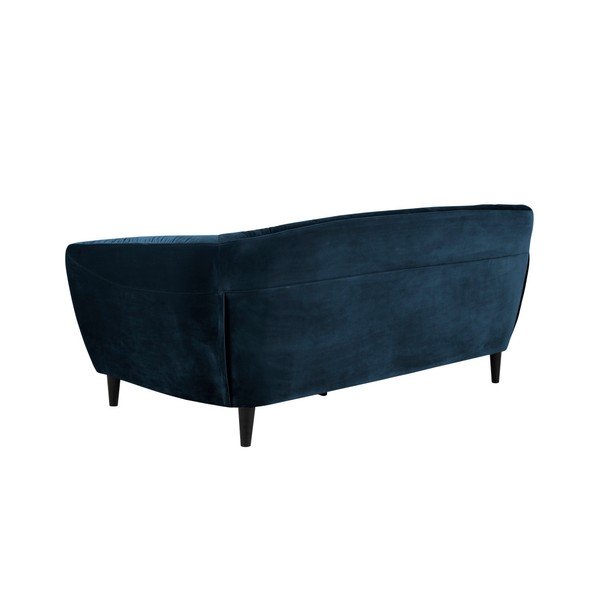 Tamsiai mėlyna aksominė sofa Actona Ria, 191 cm-image-3