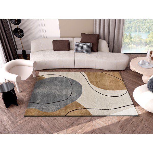 Kilimas oranžinės spalvos/kreminės spalvos 80x150 cm New York – Universal-image-2