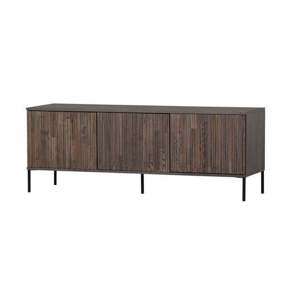 Rudos spalvos TV spintelė iš uosio 150x56x44 cm Gravure – WOOOD-image-2