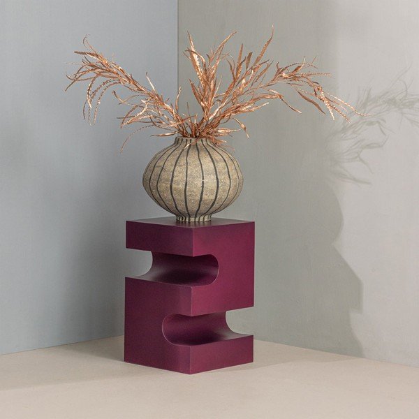 Iš metalo šoninis stalas 30x30 cm Jessa – WOOOD-image-1