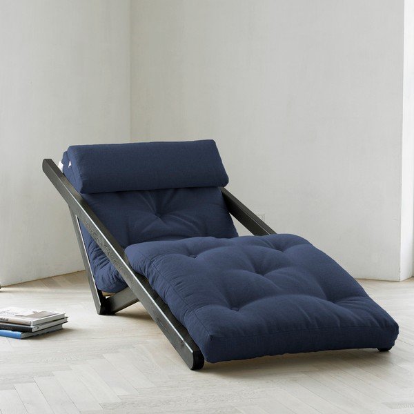 "Karup Figo" poilsio kėdė, Venge/Navy, 70 cm