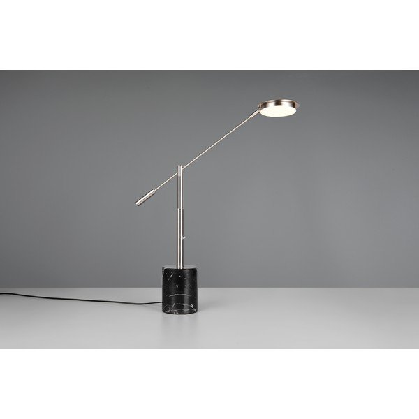 Juodos spalvos/sidabrinės spalvos stalinis šviestuvas LED (aukštis 65 cm) Fiore – Trio Select-image-1