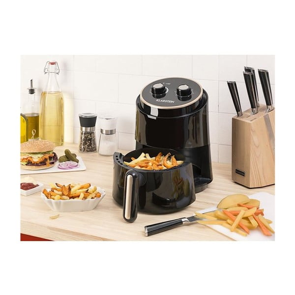 Juoda karšto oro gruzdintuvė Klarstein Wel Air Fryer-image-3