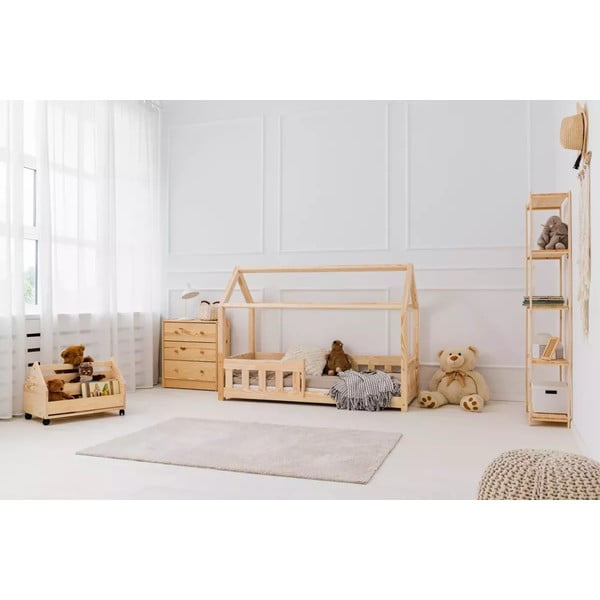 Pušies medienos vaikiška lova 140x200 cm Mila MBP - Adeko-image-3